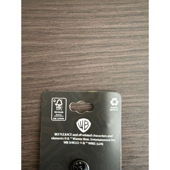 Beetlejuice Sandworm Say It 3 Times Glow-in-the-Dark Enamel Pin - Picture 4 of 4